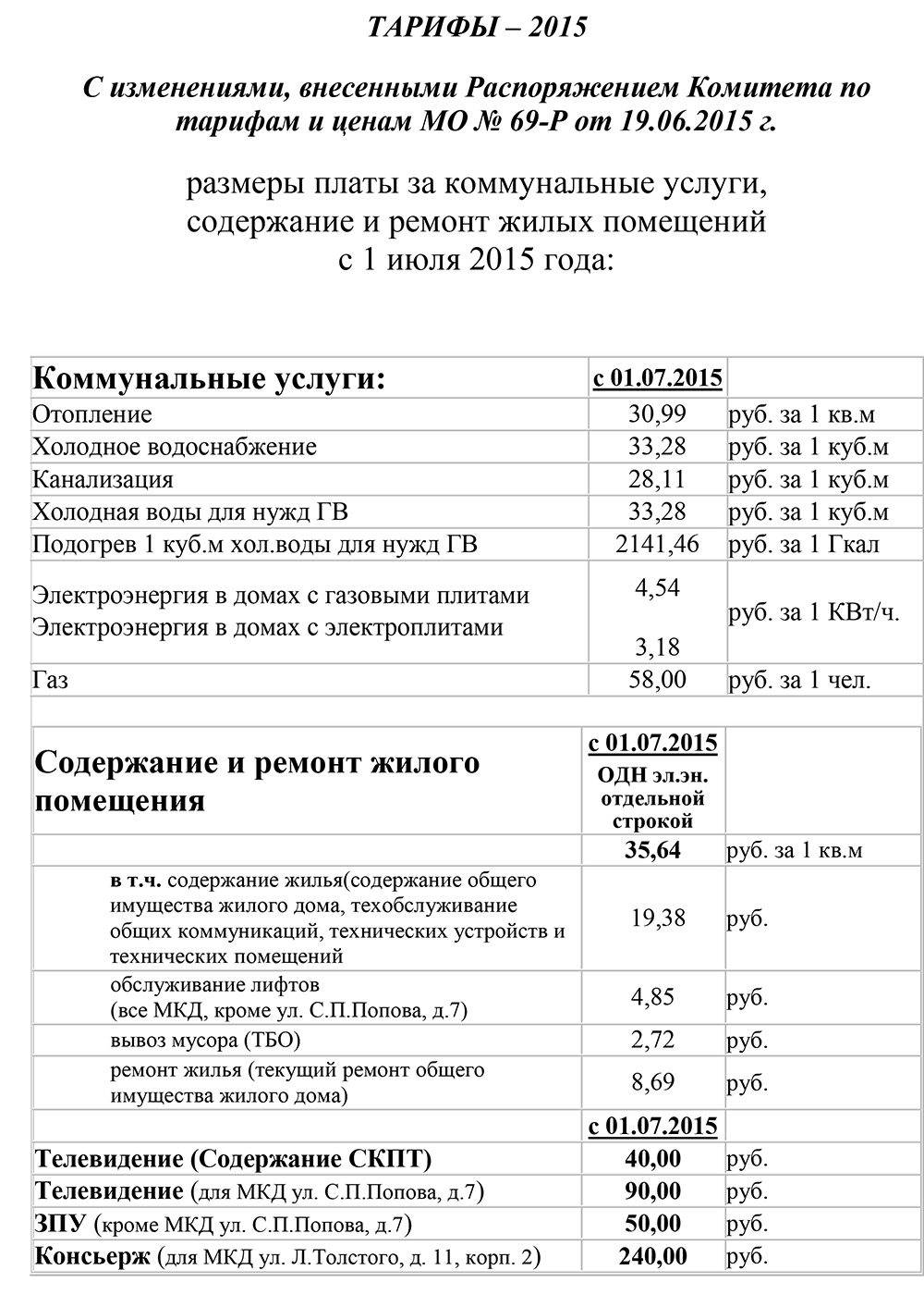 tarifs2015 nptos july